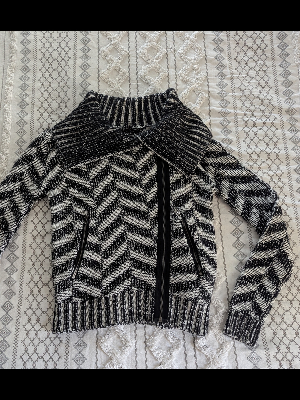 Dex 1963 Chevron Knit Jacket